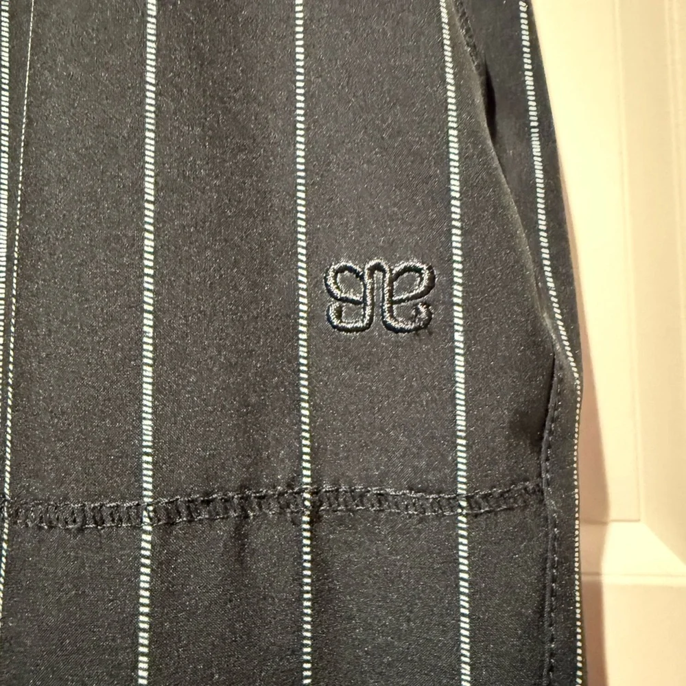 Albion Navy Pinstripe Destination Joggers - Picture 2 of 3